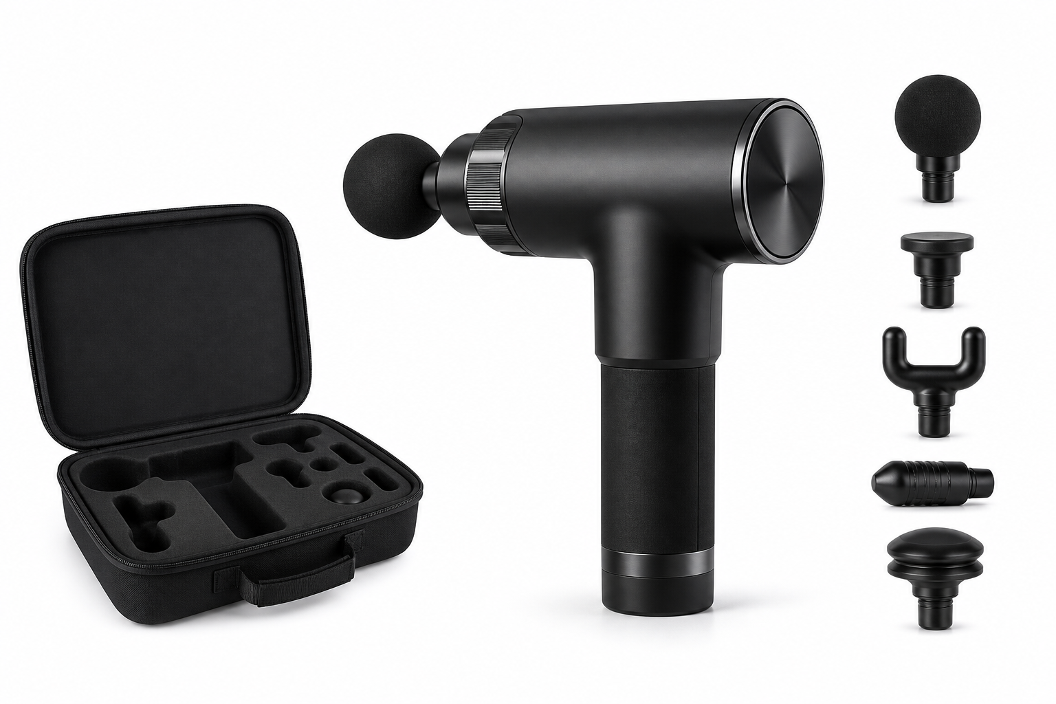 Pistolet de massage Shapebox Pro avec embouts et mallette