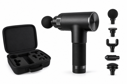 Pistolet de massage Shapebox Pro avec embouts et mallette