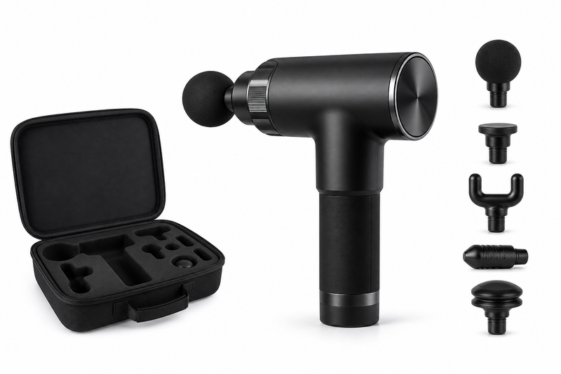 Pistolet de massage Shapebox Pro avec embouts et mallette