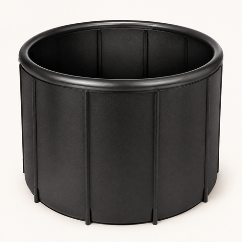 Bain froid portable Shapebox Ice sur fond crème