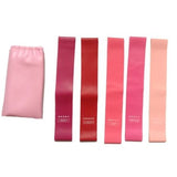 bandes élastiques musculation roses pour femme 