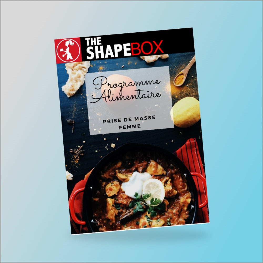 Programme alimentaire prise de masse femme