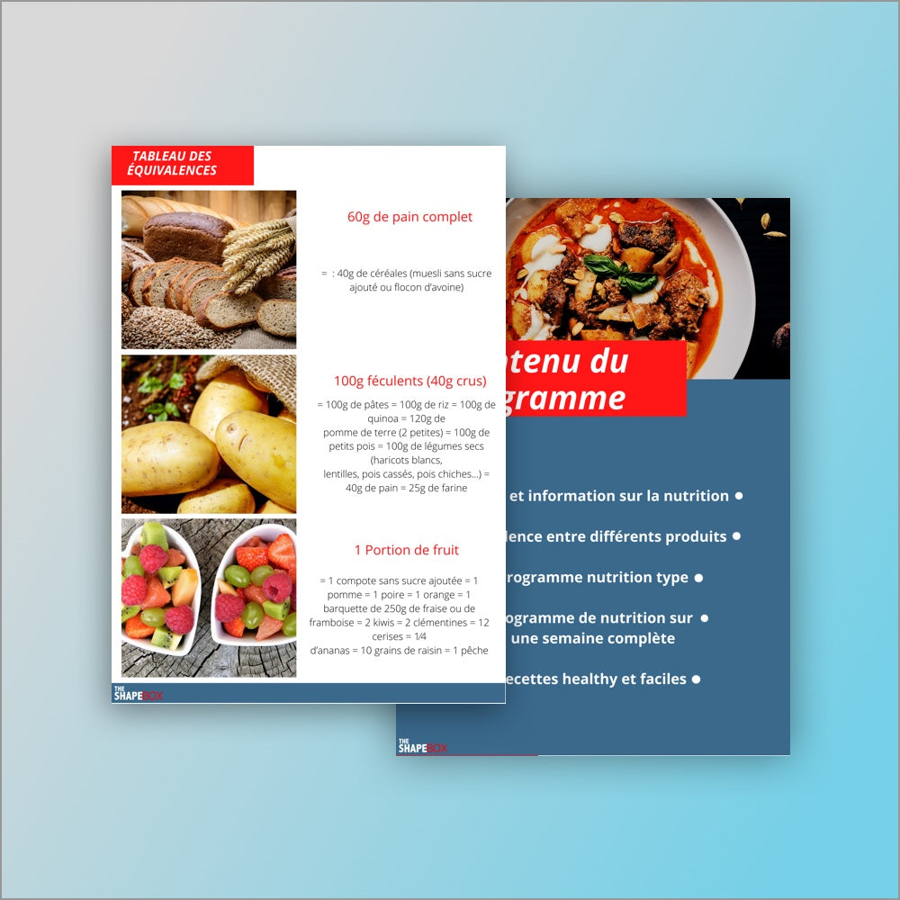 Programme alimentaire prise de masse femme